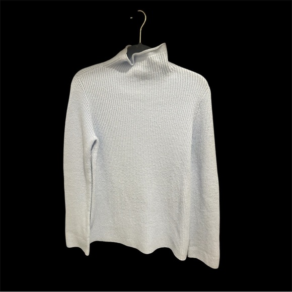 The Row light blue wool cashmere RIB KNIT Size Small - Picture 2 of 5